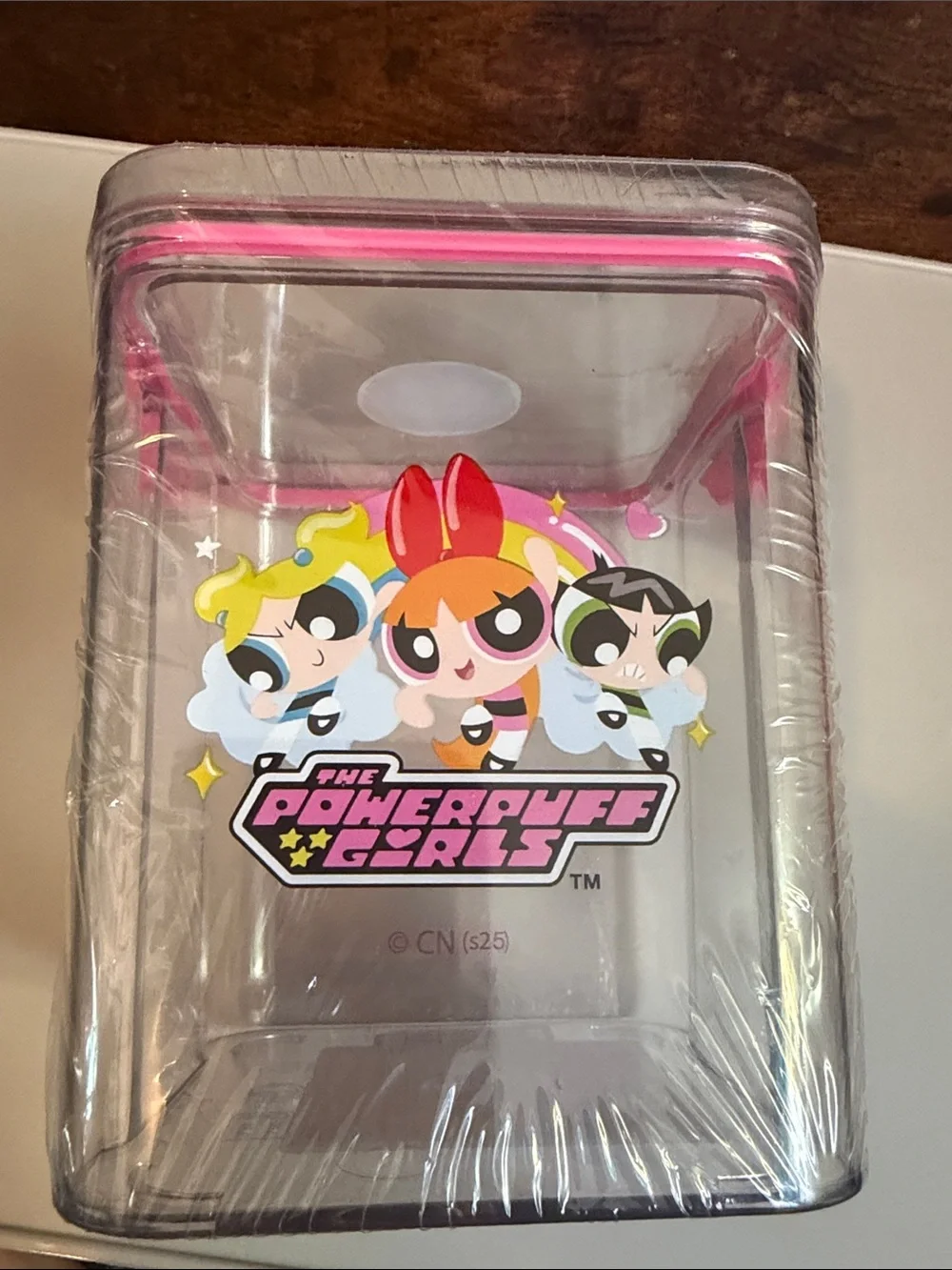 Clear Pink Powerpuff Girls Storage